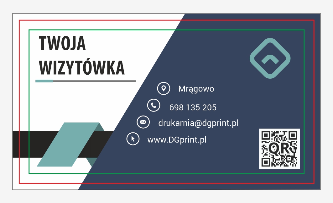 wizytówka poprawny projekt